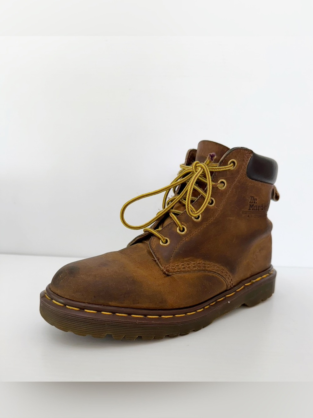 Vintage MIE Dr. Martens 939 Ben Boots in Brown Crazy Horse Leather - 8